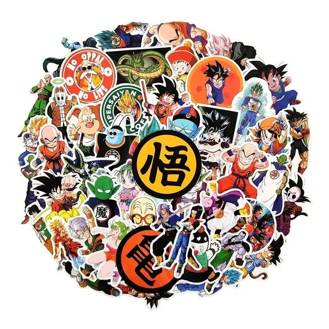 Set 100 Stickers De Dragon Ball Z - Pegatinas / Calcomanias