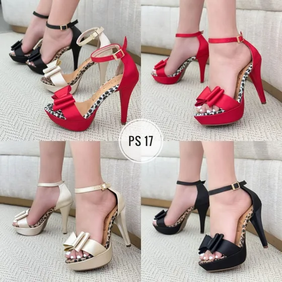 Sandalias Tacón De Aguja Mujer - Elegancia Y Estilo