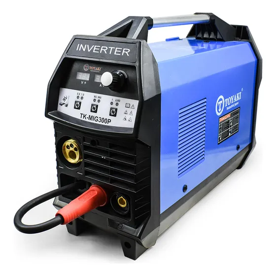 Soldadora Inverter 300amp Mig/mma Toyaki Tkmig300p Color Azul Frecuencia 60