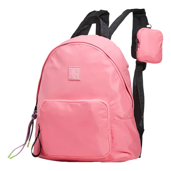 Mochila Cartera Trendy Liviana Divisiones Bolsillo Nylon  