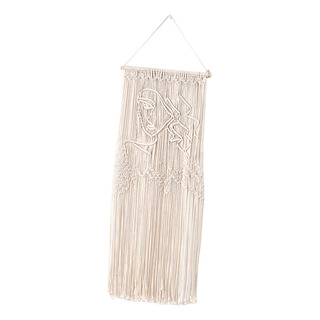 Tapiz Para Colgar En La Pared De Macramé, Decoración De La Tapiz Para Colgar En La Pared De Macramé, Decoración De La