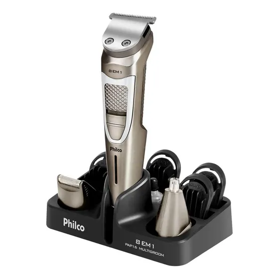 Aparador De Pelos Barba Nariz Orelha 8 Em 1 Bivolt Philco