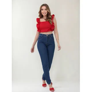 Calça Mom Feminina Jeans Cintura Alta Atacado Premium Moda Calça Mom Feminina Jeans Cintura Alta Atacado Premium Moda