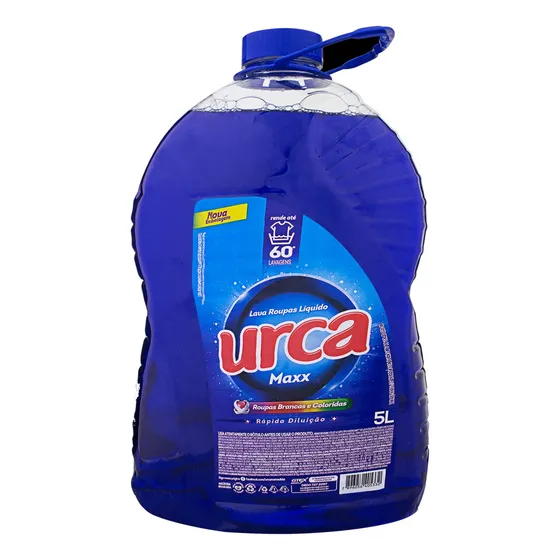 Lava-Roupas Líquido Azul Urca Maxx Galão 5l