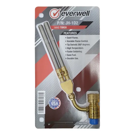 Pico Para Soldar Doble Boquilla Marca Everwell 