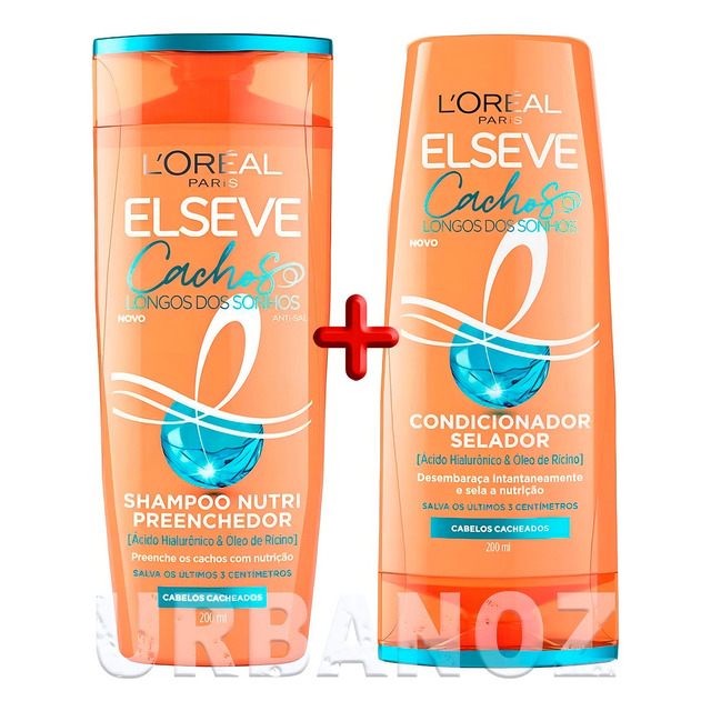 Kit Shampoo + Condicionador Cachos Longos Dos Sonhos Elseve Kit Shampoo + Condicionador Cachos Longos Dos Sonhos Elseve