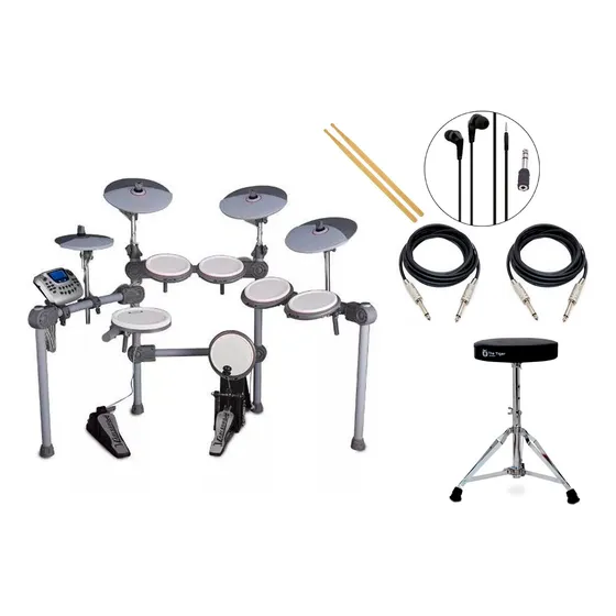 Bateria Eletrônica Carlsbro Odery Usb Midi Csd230 A + Kit