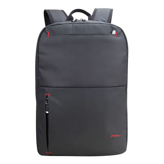 Mochila Fiddler Indianapolis Para Notebook 15.6 PuLG Negra Color Negro