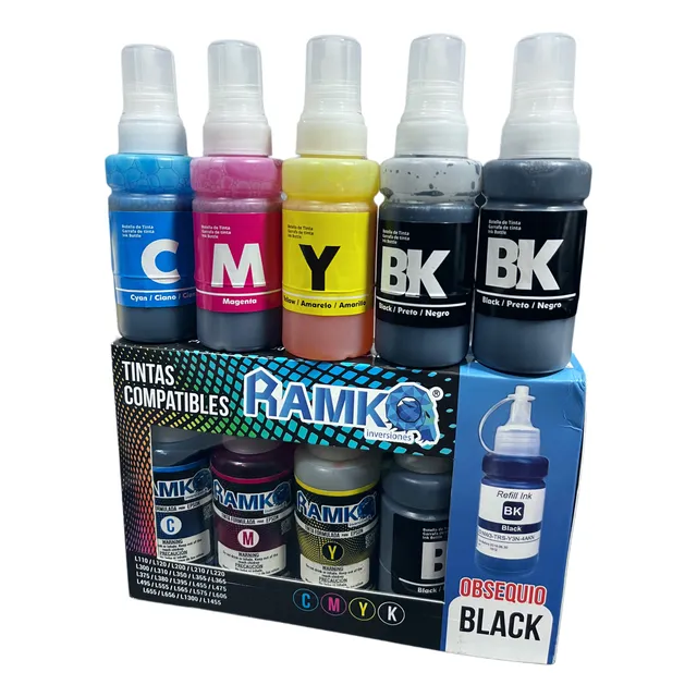 Tinta Ramko 664x 70ml Uv Pack 1 Color Compatible