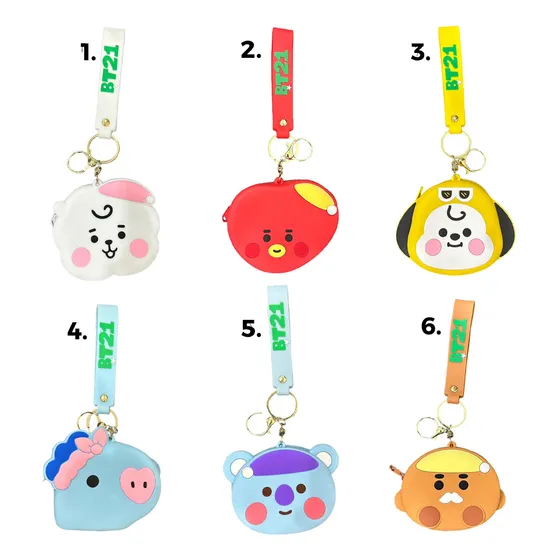 Monederos Llavero Pequeño De Kpop Bts