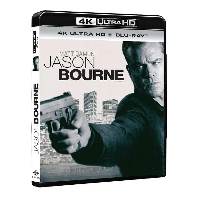 Jason Bourne | 4k Ultra Hd + Blu Ray Película Nuevo