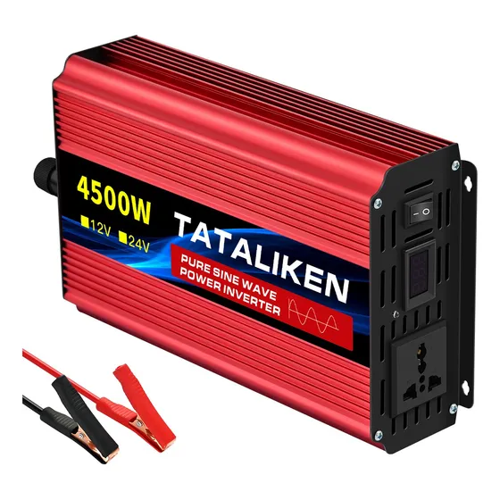 Inversor De Tensão 4500w 12v-110v, Onda Senoidal Pura