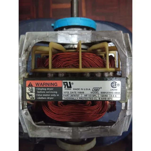 Motor Para Secadora Marca Wirlpool
