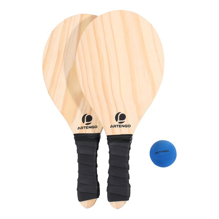 Kit De Frescobol Artengo (2 Raquetes E 1 Bola) Cor Azul-vermelha Kit De Frescobol Artengo (2 Raquetes E 1 Bola) Cor Azul-vermelha