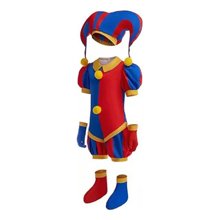 Trajes Pomni De Circo Digital Mágico Para Niños, Trajes De H Trajes Pomni De Circo Digital Mágico Para Niños, Trajes De H