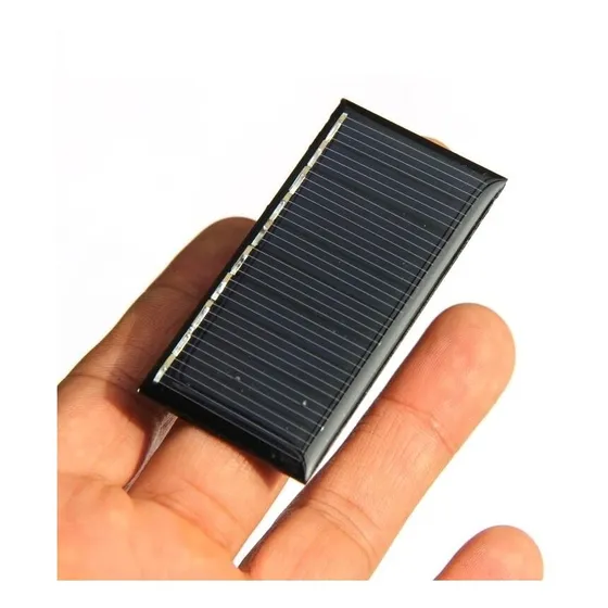 Panel Solar Mini De 5v / 50ma X1 Unidad Negro