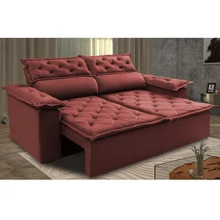 SofĂĄ RetrĂĄtil E ReclinĂĄvel Cama Inbox Compact 1,50m Vermelho SofĂĄ RetrĂĄtil E ReclinĂĄvel Cama Inbox Compact 1,50m Vermelho