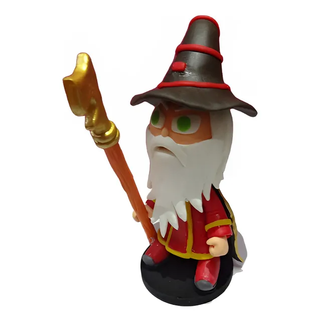 Boneco | Miniatura - Tibia - Mago Ferumbras - Vermelho