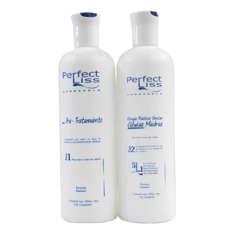 Cirugía Capilar Perfect Liss Células Madres 500ml Kit 