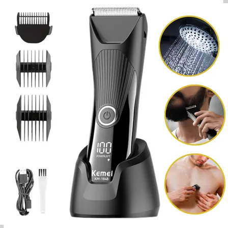 Aparador Pelos Corpo Unissex Barbeador Prova D'agua Sem Fio