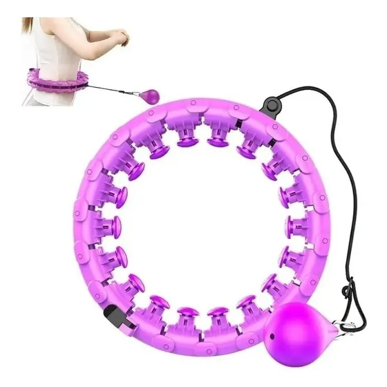 Aro Smart Hula Hoop Ajustable Hasta 90cm Colores