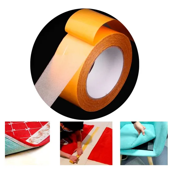 Rolo Fita Para Colar Tapete Fixa Pontas Evida Dobras 10 M
