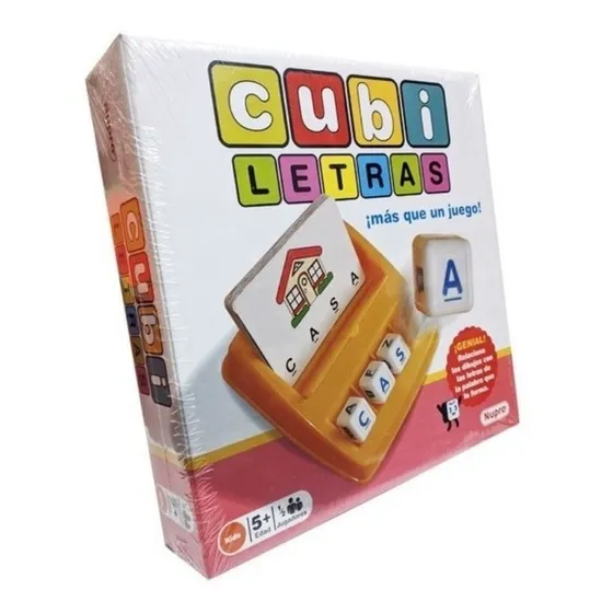 Juego De Mesa Didactico Cubi Letras Nupro