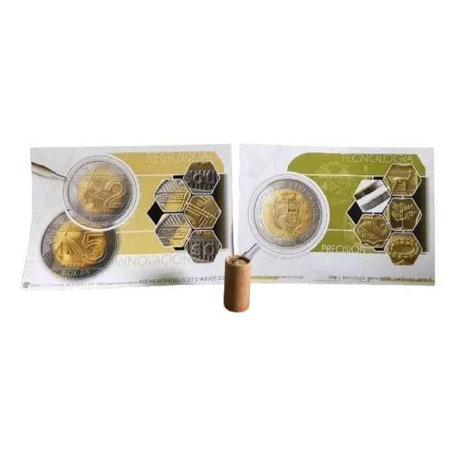 1ra. Moneda D 5 Soles Lineas Nazca Coleccion Completa 2010