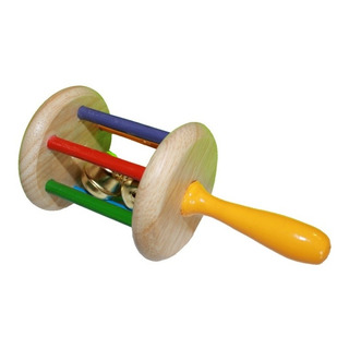 Sonaja Para Bebé Infantil Juguete Estimulación Artesanal Sonaja Para Bebé Infantil Juguete Estimulación Artesanal