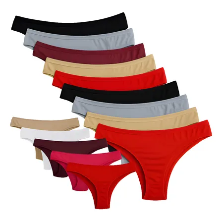 K/ Com 10 Calcinhas Modelo Tanga Microfibra Conforto Oferta