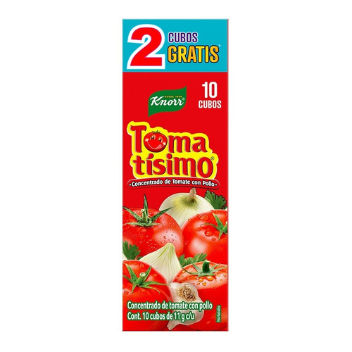 Tomatísimo Knorr Tomate Con Pollo 10 Cubos
