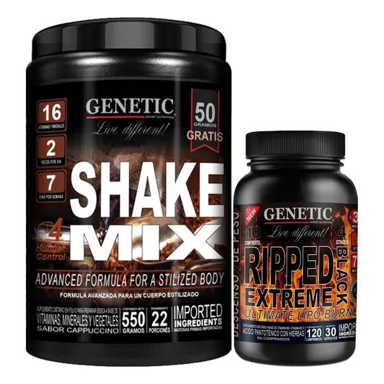 Reemplaza Comida Shake Mix Batido Quemador Hydroxy Max Black