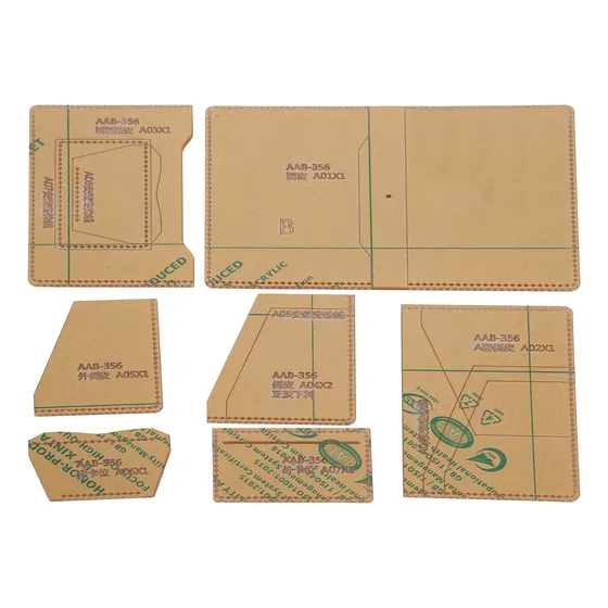 Set De Plantilla De Acrílico Para Hacer Cartera