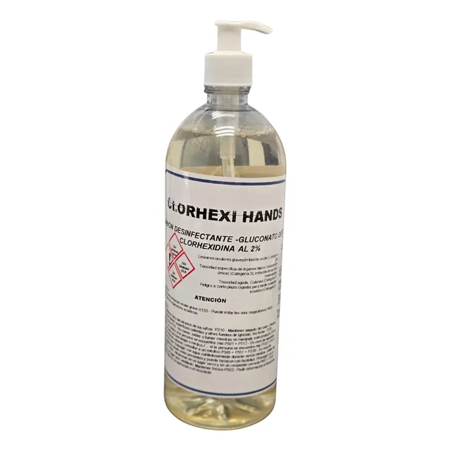 Jabón Gluconato Clorhexidina 2% De 1 Litro Con Dosificador