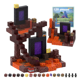 Crafties 128 Pieza Bloques De Magnético Juegos Nether Portal Crafties 128 Pieza Bloques De Magnético Juegos Nether Portal