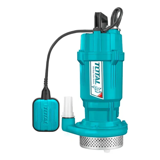 Bomba Sumergible De Desagote Total, 0.5 Hp - Para Agua Sucia Color Turquesa
