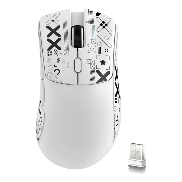 Ratón Gaming Inalámbrico Attack Shark R1, 55g, 18k Dpi