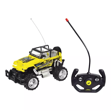 Jipe De Controle Remoto Jeep Carrinho Miniatura - Dm Toys