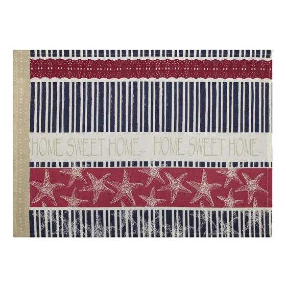 Home Sweet Toalla Cocina Patriotica Diseño Estrella Mar Rojo