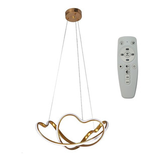 Lámpara Led Colgante Moderna Oro 3 Tonos + Control Remoto Lámpara Led Colgante Moderna Oro 3 Tonos + Control Remoto