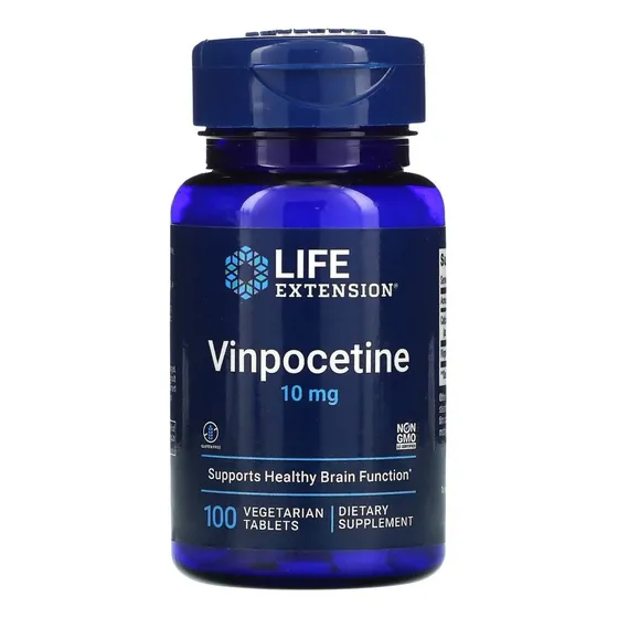 Vipocetine 10mg 100cáps - Life Extension - Importado Eua