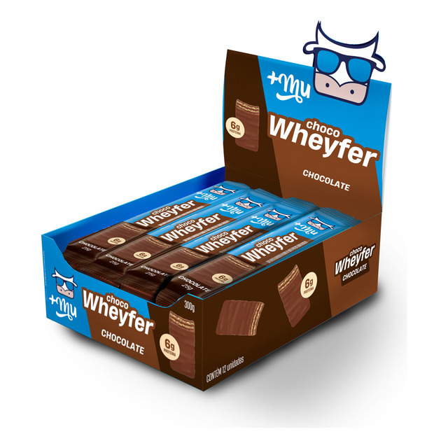 Chocowheyfer Proteico Sabor Chocolate Display Com 12 Unidades +mu Chocowheyfer Proteico Sabor Chocolate Display Com 12 Unidades +mu