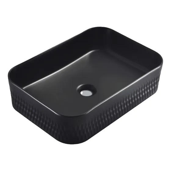 Lavabo Porcelanico Negro Mate - Banova