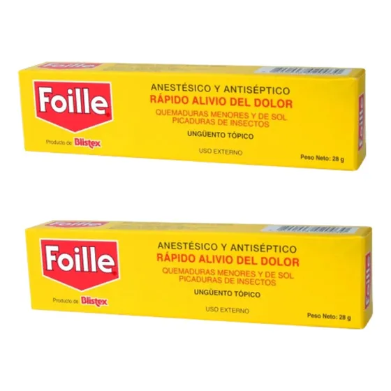 Alivio De Quemaduras Y Picaduras De Insecto Crema Foille