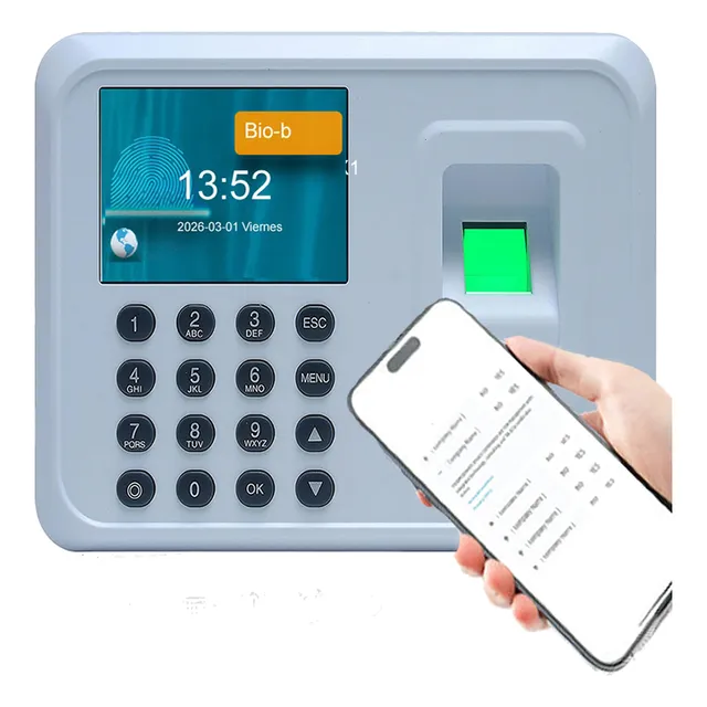 Reloj Checador Huella Dactilar Biometrico Excel O Con Software Internet , Usb , Dongwei