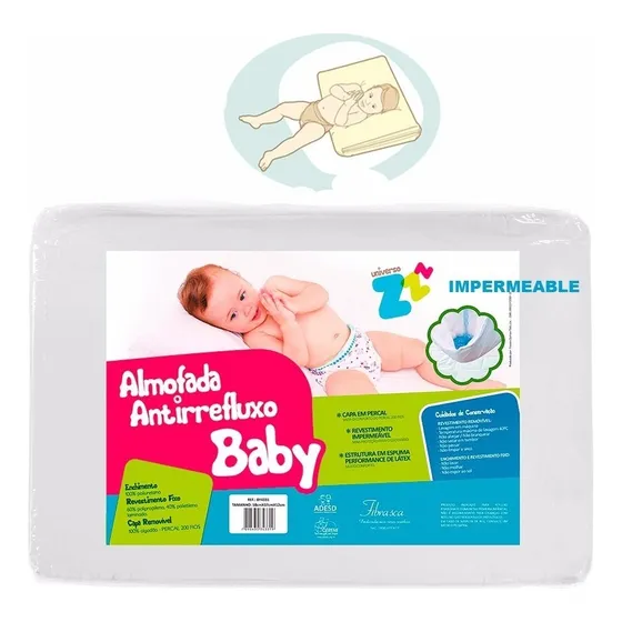 Almohada Antirreflujo Impermeable 58x37x12cm