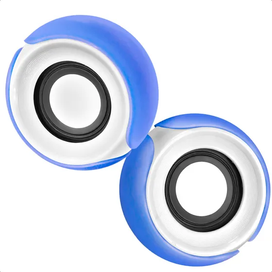 Caixa De Som Par Compatível Com Speaker Usb P2