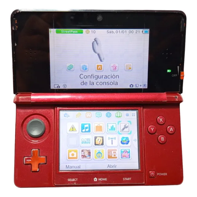 Nintendo 3ds Old 32gb Consola Portátil Con Magia