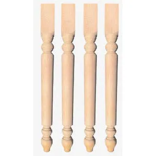 Pata Madera Arce Para Mesa Comedor 29  Largo 2 3 4 Cuadrada