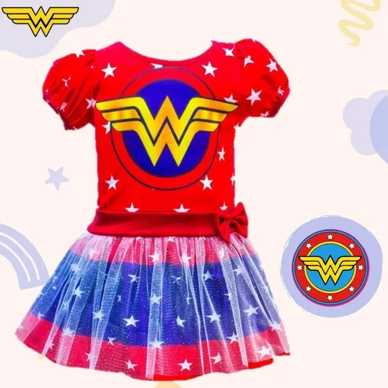 Vestido De Mujer Maravilla 